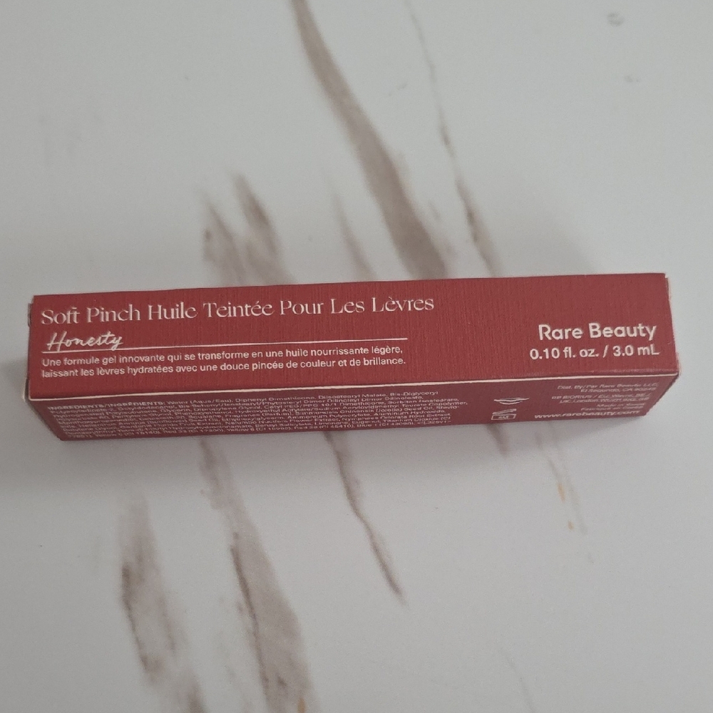 NIB- Rare Beauty Soft Pinch Tinted Oil - Honesty (deep red packaging)